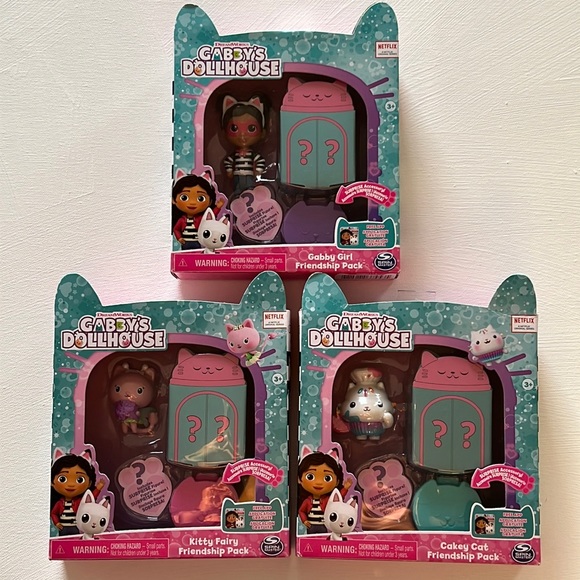 Gabby’s Dollhouse 3 Friendship Packs bundle - Picture 1 of 1